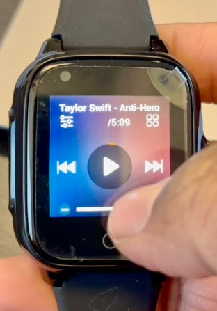 How to play music on select Lil Tracker GPS Smartwatches