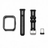 Black ProX Switch Frame kit with frame, two-piece band and SIM tray cover