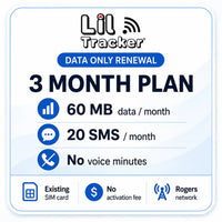 Forfait SIM Lil Tracker : Données uniquement