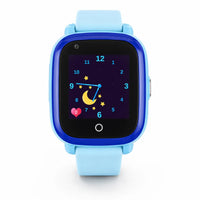  Lil Tracker smartwatch with blue strap on a white background
