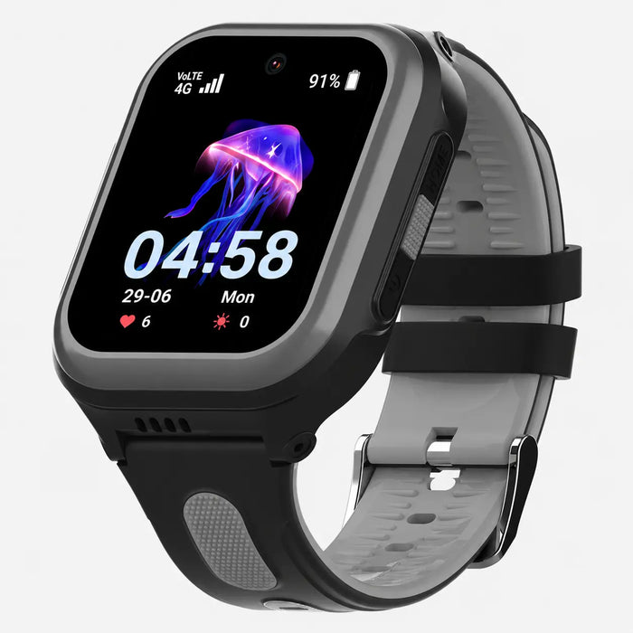 Black Lil Tracker ProX 4G GPS smartwatch for kids