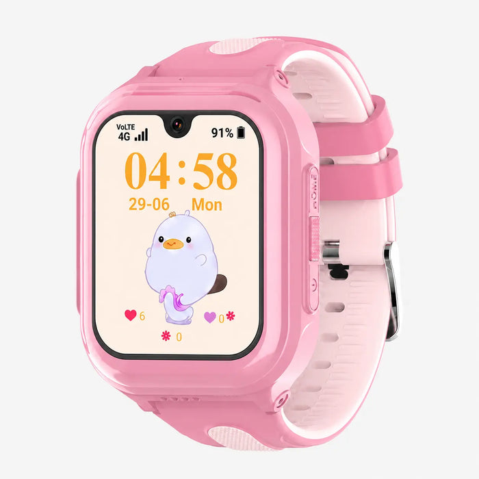 Pink Lil Tracker ProX kids GPS watch with parent app
