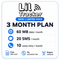 Lil Tracker SIM Plan: Data + Limited Voice