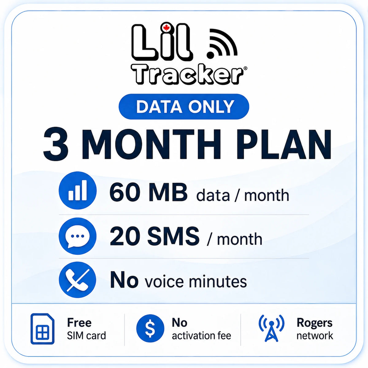 Lil Tracker SIM Plan: Data Only