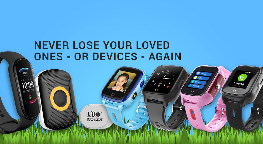 Kids GPS tracker watches, smartwatches and GPS trackers and pendants for seniors
