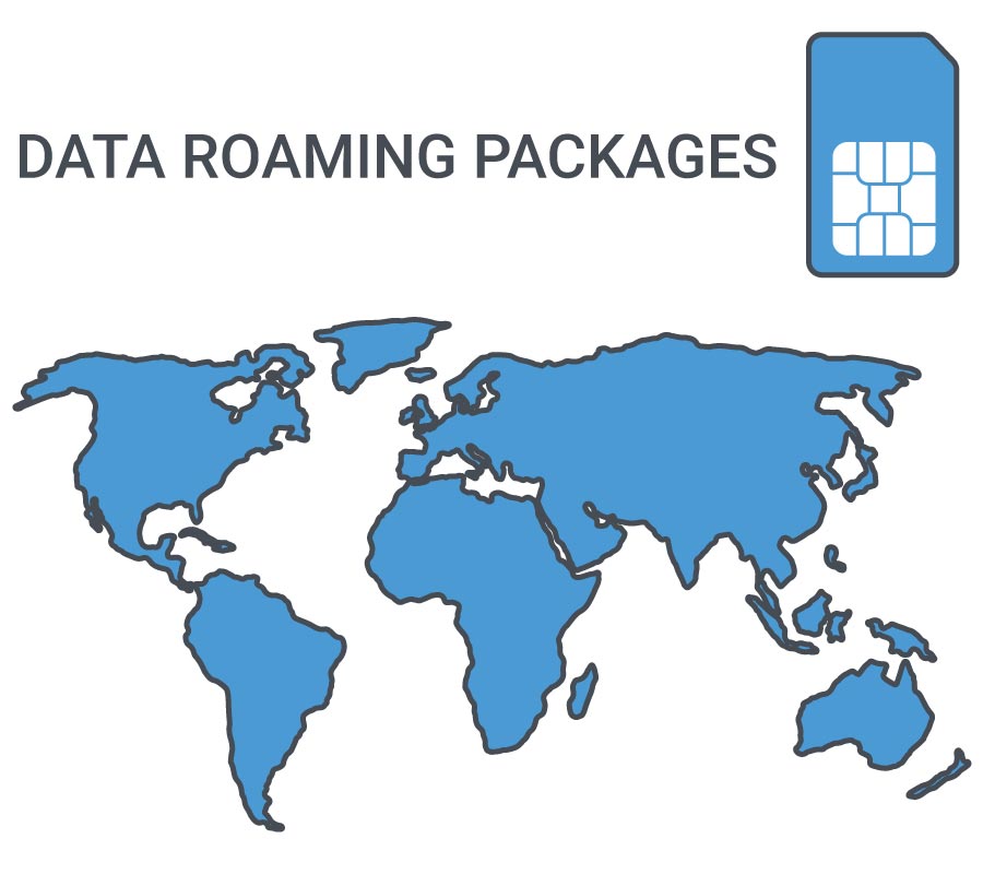 world map for data roaming plans